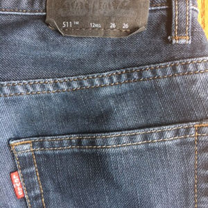 Levi's Boys 511 Jeans 12 REG Slim Fit